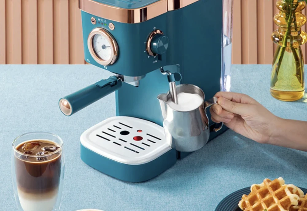 espresso machine with milk frother